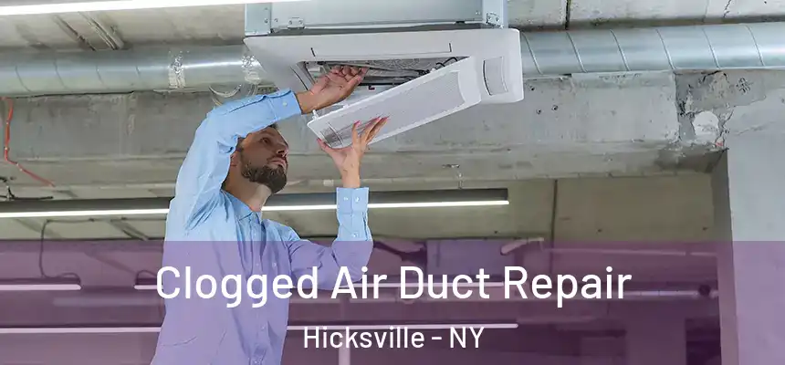  Clogged Air Duct Repair Hicksville - NY